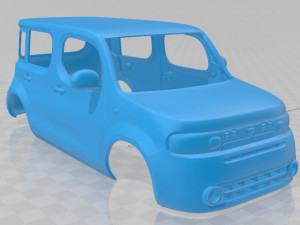 nissan cube 2010 printable body car 3D Baskı Modeli