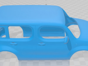 nissan cube 2010 printable body car 3D Baskı Modeli