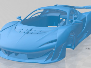 mclaren sabre 2021 printable body car 3D Print Model
