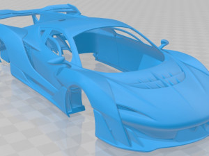 mclaren sabre 2021 printable body car Model do druku 3D