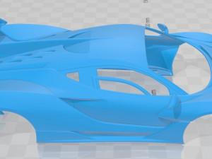 mclaren sabre 2021 printable body car Model do druku 3D