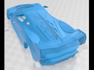 mclaren sabre 2021 printable body car Model do druku 3D