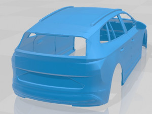 skoda enyaq iv printable body car Modelo de Impressão 3D
