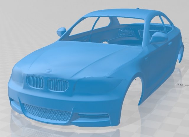 1 series coupe 2009 printable body car 3D Принт Модель .c4d .max .obj .3ds .fbx .stl .blend 