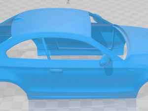 1 series coupe 2009 printable body car 3D Принт Модель