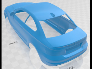 1 series coupe 2009 printable body car 3D Принт Модель