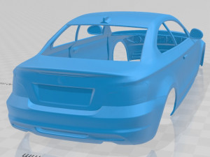 1 series coupe 2009 printable body car 3D Принт Модель