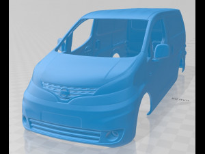 nissan nv200 2010 printable body van 3Dプリントモデル