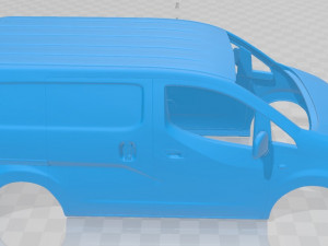 nissan nv200 2010 printable body van 3D प्रिंट मॉडल