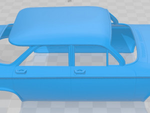 chevrolet corvair sedan 1960 printable body car 3D-Druckmodell