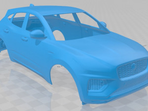 jaguar e pace r dynamic 2021 printable body car 3D Принт Модель