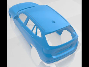 x1 2013 printable body car 3D Print Model