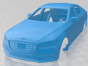 Carro com carroceria para impressão genesis g80 2020 Modelo de Impressão 3D