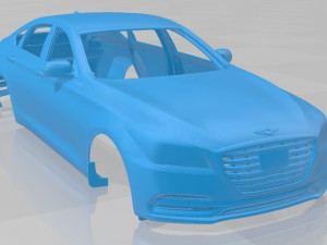 genesis g80 2020 printable body car Modelo de Impressão 3D