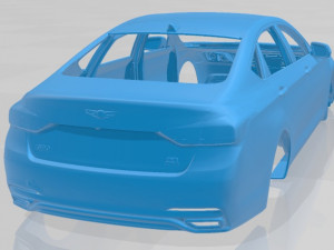genesis g80 2020 printable body car Modelo de Impressão 3D