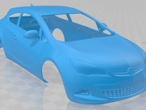 opel astra gtc 2012 printable body car 3D Print Model