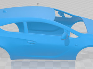 opel astra gtc 2012 printable body car 3D Print Model