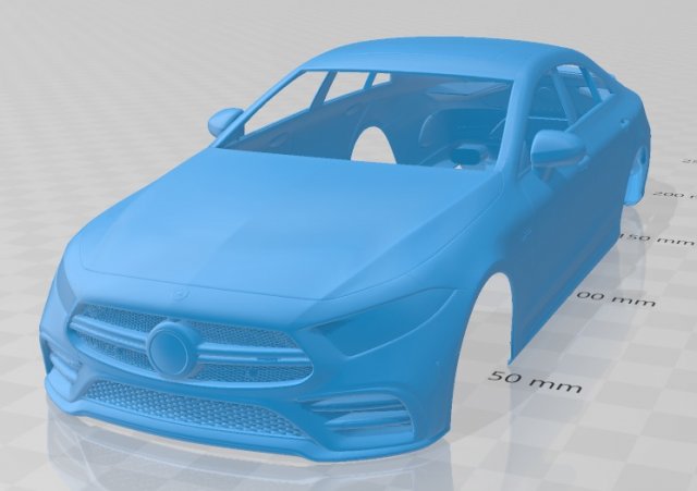 mercedes benz cls amg 2019 printable body car Modèles 3D en vedette .c4d .max .obj .3ds .fbx .stl .blend 