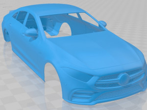 mercedes benz cls amg 2019 printable body car Modèles 3D en vedette