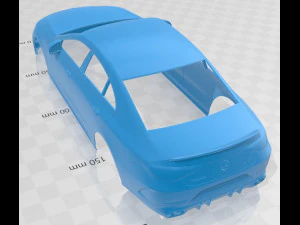 mercedes benz cls amg 2019 printable body car 3D Print Model