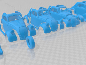fiat 500 topolino 1936 printable car Modello di stampa 3D