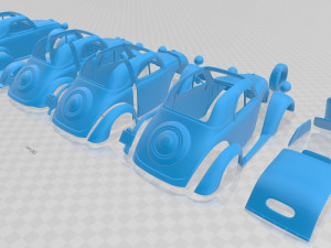 fiat 500 topolino 1936 printable car Modello di stampa 3D