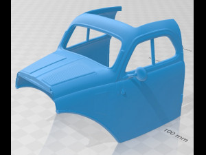 fiat 500 topolino 1936 printable car Modello di stampa 3D
