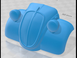 fiat 500 topolino 1936 printable car Modello di stampa 3D