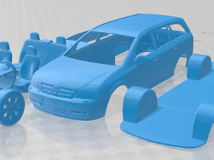 ओपल वेक्टर कारवां 2002 प्रिंट करने योग्य कार 3D प्रिंट मॉडल
