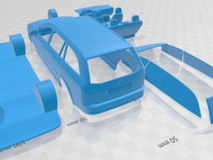 opel vectra caravan 2002 printable car Modelo de Impressão 3D