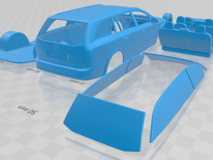 opel vectra caravan 2002 printable car Modelo de Impressão 3D