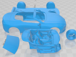 lexus lc 500 convertible 2021 printable car 3D-printmodel