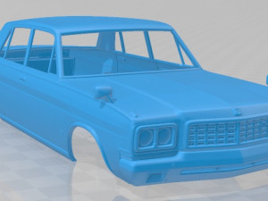 nissan president type d 1973 printable body car 3D Baskı Modeli