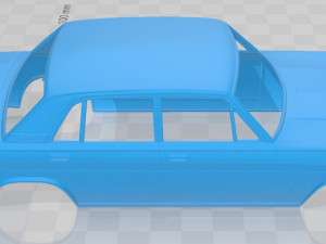 nissan president type d 1973 printable body car 3D Baskı Modeli