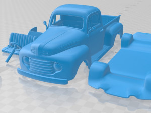 F 1 pickup 1948 printable van Modelo de impresión 3D