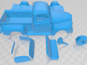 F 1 pickup 1948 printable van 3D 打印模型