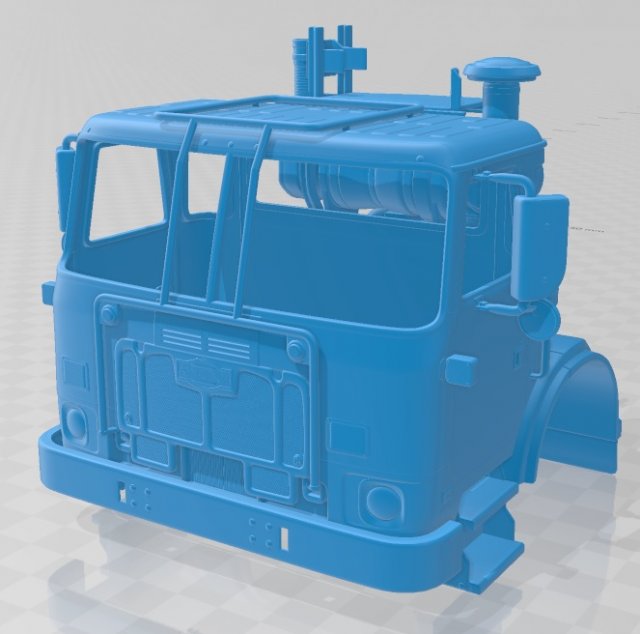 autocar acx truck 2021 printable cabin 3D Print Model .c4d .max .obj .3ds .fbx .stl .blend 