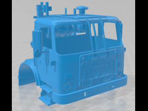 autocar acx truck 2021 printable cabin 3D Print Model