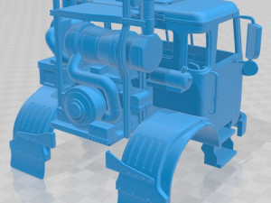autocar acx truck 2021 printable cabin 3D Print Model