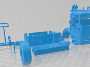 autocar acx truck 2021 printable cabin Modèles 3D en vedette