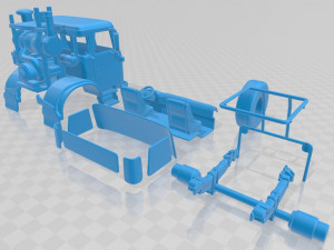 autocar acx truck 2021 printable cabin Modèles 3D en vedette