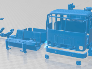 autocar acx truck 2021 printable cabin Modello di stampa 3D