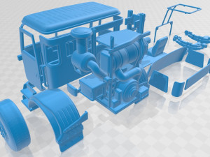 autocar acx truck 2021 printable cabin Modèles 3D en vedette