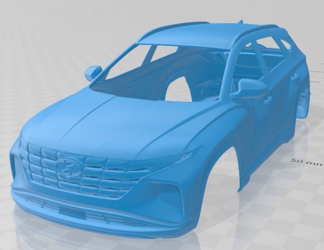 hyundai tucson 2021 printable body car 3D Print Model .c4d .max .obj .3ds .fbx .stl .blend 