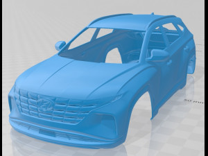 hyundai tucson 2021 printable body car 3D 프린트 모델