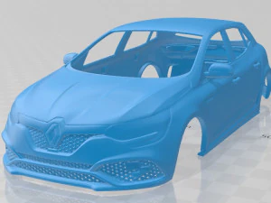 renault megane rs trophy 300 2018 printable body car 3D Print Model