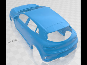 renault megane rs trophy 300 2018 printable body car Modello di stampa 3D