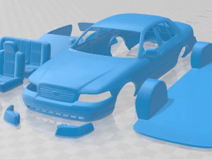 维多利亚皇冠 2005 年可打印汽车 3D 打印模型