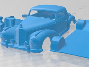mercedes benz 300 w188 s coupe 1951 printable car 3D Print Model