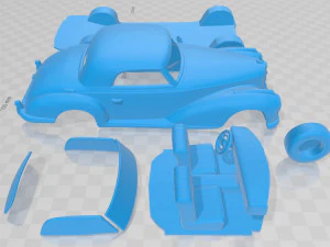 mercedes benz 300 w188 s coupe 1951 printable car 3D Print Model